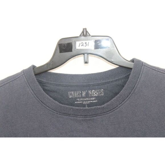 GUNS N ROSES SWEATSHIRT GRAY WITH FRONT LOGO SIZE L - Picture 2 of 5